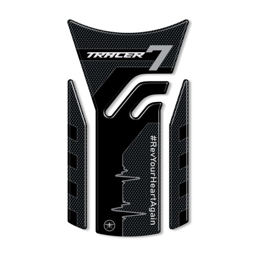 Pegatina de gel de resina 3D para depósito de moto compatible con Yamaha Tracer 7 2021-2024 2