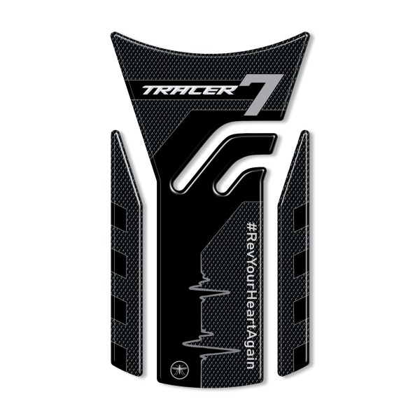 3D gel resin motorcycle tank sticker compatible with Yamaha Tracer 7 2021-2024