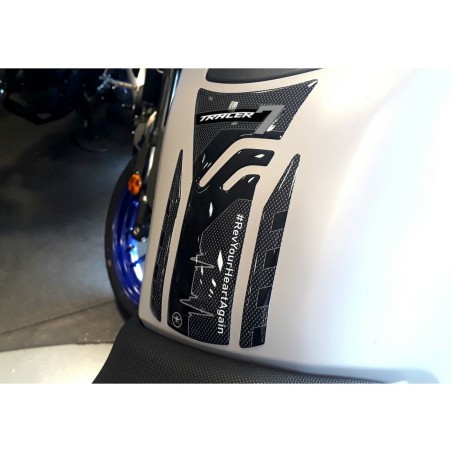 Adesivo serbatoio moto resina gel 3D compatibile con Yamaha Tracer 7 2021-2024