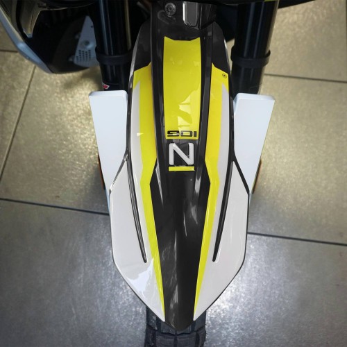 Adhesivo alto de protección de guardabarros para moto compatible con Husqvarna Norden 901 2022