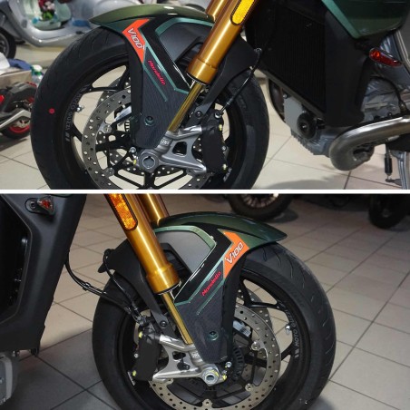 Adesivo Protezione Parafango compatibile con Moto Guzzi V100 Mandello 2022-2023
