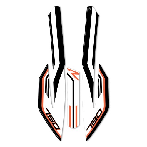 Adhesivo protector guardabarros moto compatible con KTM 790 Adventure R 2019-20 2