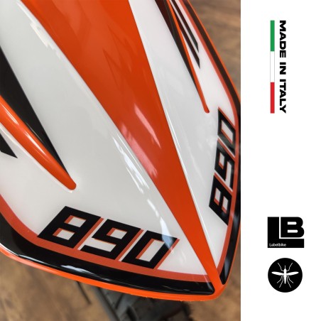 Adesivo Protezione Parafango moto compatibile con KTM 890 Adventure R 2021-23