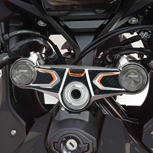 Adesivo Protezione piastra forcella sterzo moto compatibile con Honda Cbr 650 r