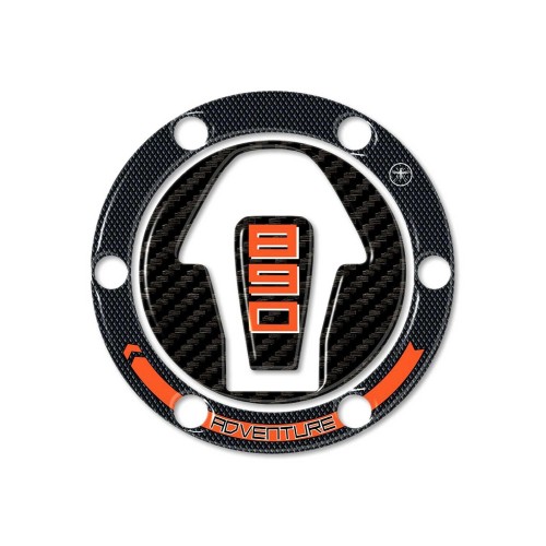 Adesivo protezione Tappo moto in resina gel 3D compatibile con KTM 890 Adventure 2