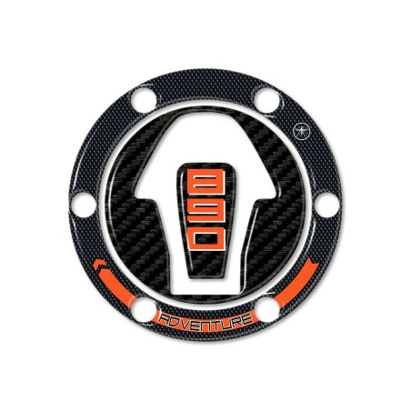 Adesivo protezione Tappo moto in resina gel 3D compatibile con KTM 890 Adventure