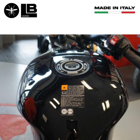 Adesivo resina 3D Protezione tappo serbatoio compatibile con Yamaha XSR900 2022