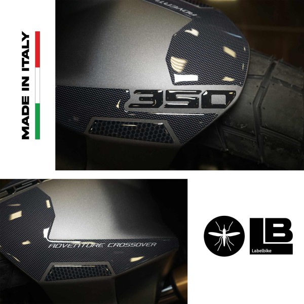 Protección guardabarros 3D de gel de resina adhesiva compatible con Honda ADV350 2022-25