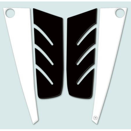ADESIVO Resinato 3D PEDANA ANTERIORE TMAX 530 Stickers per YAMAHA T max 2012-16