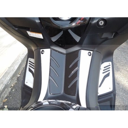 ADESIVO Resinato 3D PEDANA ANTERIORE TMAX 530 Stickers per YAMAHA T max 2012-16