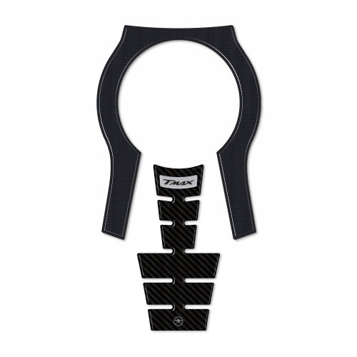3D Resin Sticker Protection Tunnel Stud compatible with Yamaha Tmax 2022 2