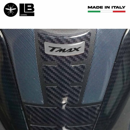 Adesivo resinato 3D Protezione Borchia Tunnel compatibile con Yamaha Tmax 2022
