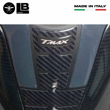 Adesivo resinato 3D Protezione Borchia Tunnel compatibile con Yamaha Tmax 2022