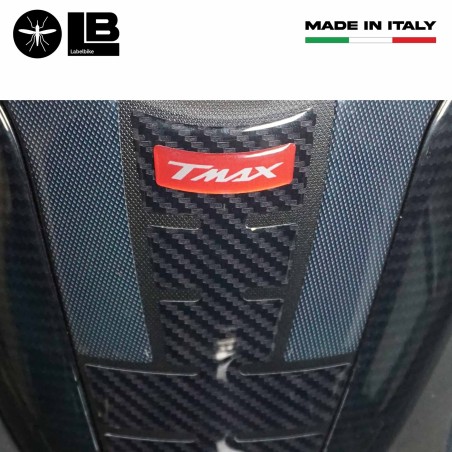 Adesivo resinato 3D Protezione Borchia Tunnel compatibile con Yamaha Tmax 2022