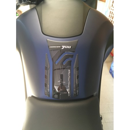Adhesivo para depósito de moto de resina gel 3D compatible con Yamaha Tracer 700 de 2020 