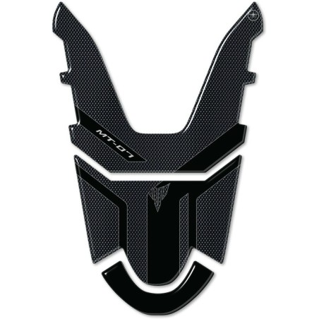 Adesivo sopra serbatoio moto in resina 3D compatibile con Yamaha MT-07 2021-2023