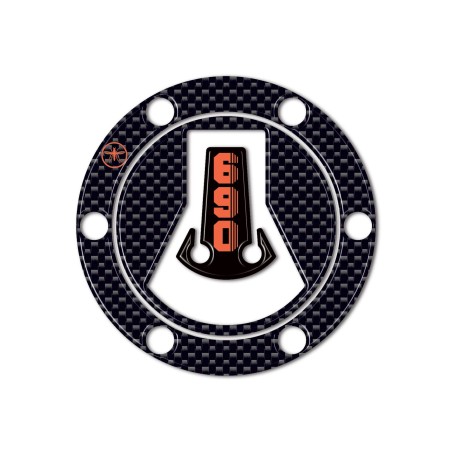 ADESIVO TAPPO SERBATOIO in RESINA GEL 3D compatibile per MOTO KTM 690 DUKE