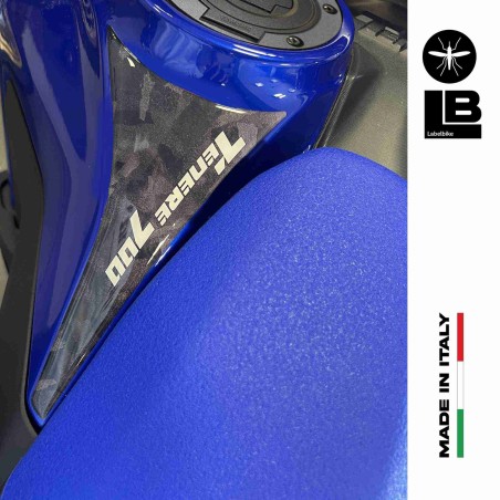 Due Adesivi 3D Paraserbatoio moto compatibili con Yamaha Tenere 700 World Raid