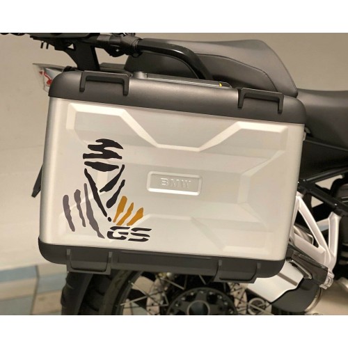 Kit 2 STICKERS for MOTORCYCLE CASES GS LOGO COMPATIBLE BMW GS R1250 EXCLUSIVE
