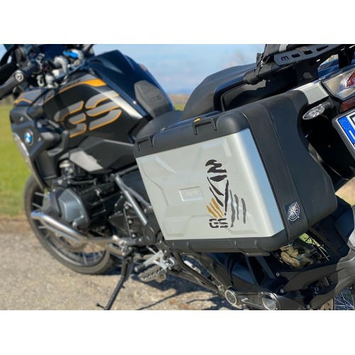 Kit of 2 ADHESIVES for BMW GS LOGO EXCLUSIVE BMW GS R1250 EXCLUSIVE motorbike cases 2