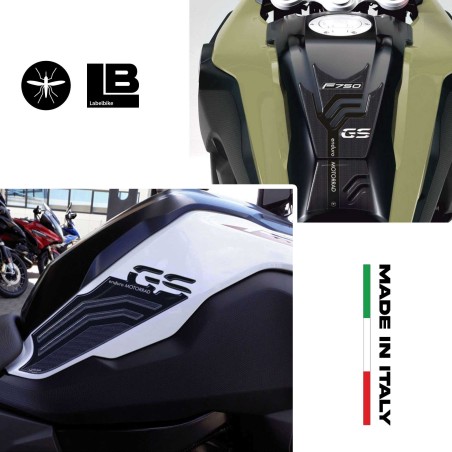 Kit 3 Adesivi Gel Protezioni Laterali Compatibili Per Moto Bmw F750 Gs 2018-2023
