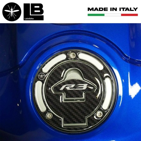 Kit de 3 pegatinas de gel 3D para motos compatibles Yamaha YZF R3 2019-2021