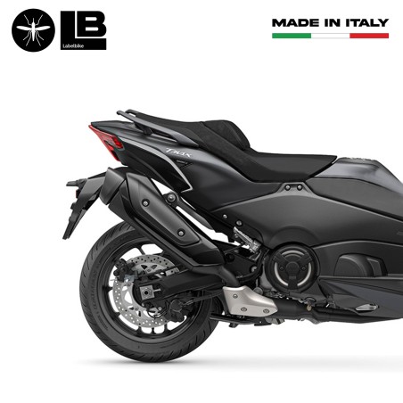 Kit de pegatinas 3D plateadas para protección de scooter compatible con Yamaha Tmax 560 2022