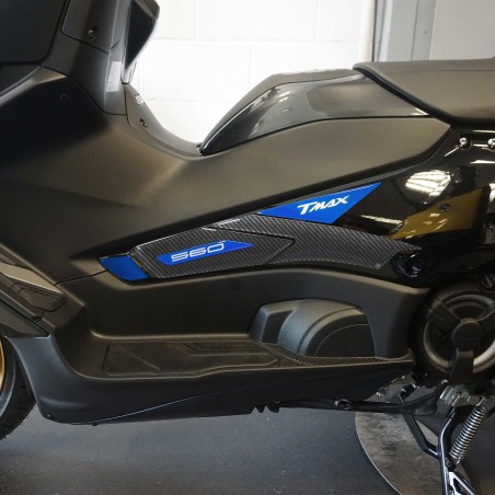 Blaues 3D-Aufkleberset zum Schutz Ihres Rollers, kompatibel mit Yamaha Tmax 560 2022–2023