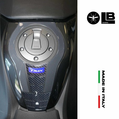 Kit de pegatinas 3D azules para protección de scooter compatible con Yamaha Tmax 560 2022-2023