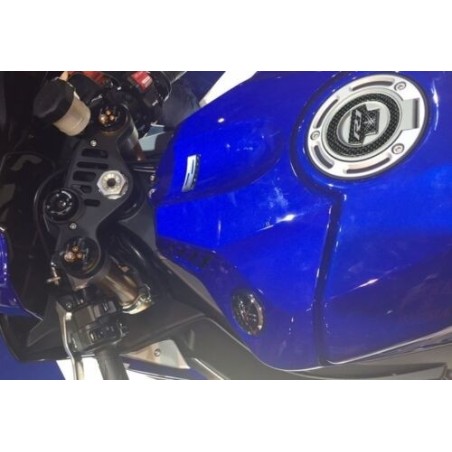 kit ADESIVI 3D CARBONIO PROTEZIONI SERBATOIO compatibili per MOTO YAMAHA R1 R 1