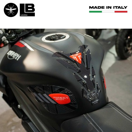 Triumph Street Triple 2013-2021 compatible moto 3D tanque pegatina kit