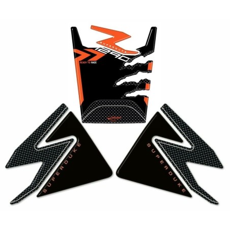 KIT adesivi 3D per serbatoio moto compatibili KTM 1290 SUPER DUKE R 2014-2019 