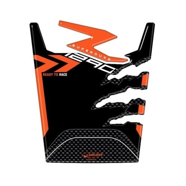 KIT adesivi 3D per serbatoio moto compatibili KTM 1290 SUPER DUKE R 2014-2019 