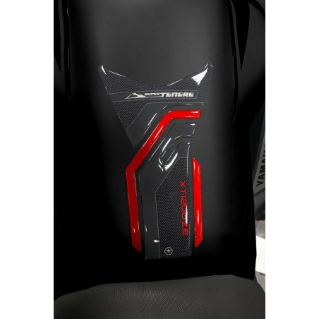 Kit de pegatinas PROTECCIÓN DEPÓSITO MOTO 3D compatible con YAMAHA SUPER Tenere rojo