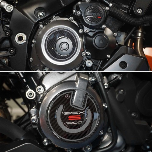 Kit Adesivi 3D Protezioni Carter compatibili con moto Suzuki GSX-S 1000 2021-23