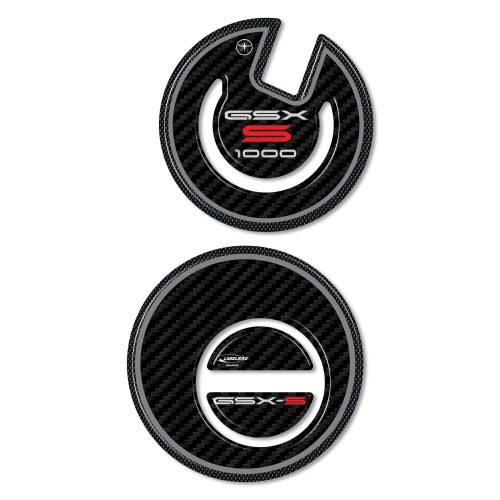 Kit de adhesivos 3D Protectores de cárter compatibles con motos Suzuki GSX-S 1000 2021-23 2