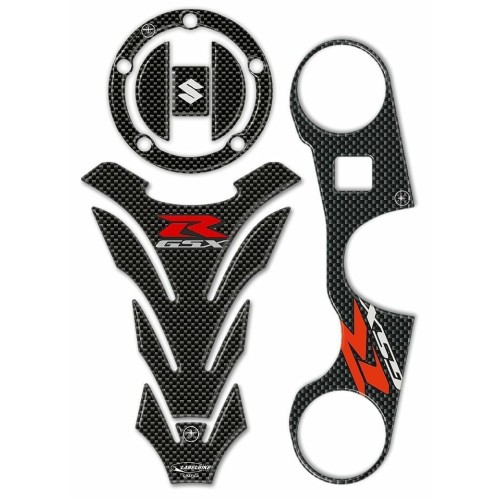 kit ADESIVI 3D PROTEZIONI compatibili per MOTO GSXR SUZUKI Gsx-r 1000 2007-2008 
