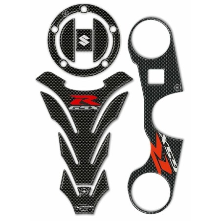 kit ADESIVI 3D PROTEZIONI compatibili per MOTO GSXR SUZUKI Gsx-r 1000 2007-2008 