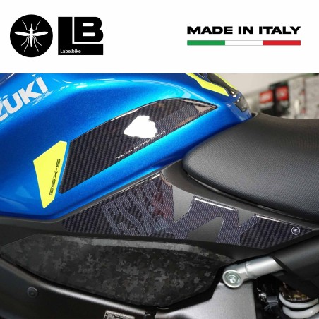KIT ADESIVI 3D PROTEZIONI SERBATOIO COMPATIBILI CON SUZUKI GSX-S 1000 2021-2023