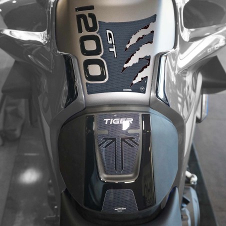 Kit de pegatinas protectoras de depósito 3D compatible con Triumph Tiger 1200 GT 2022
