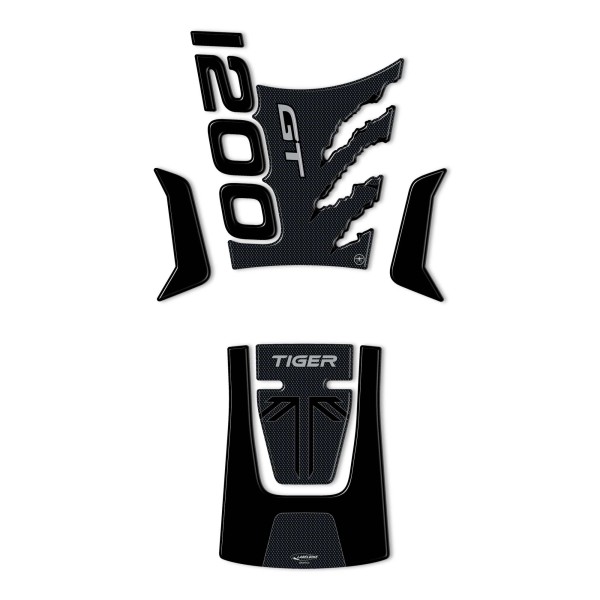 Kit Adesivi 3D Protezioni Serbatoio compatibili con Triumph Tiger 1200 GT 2022