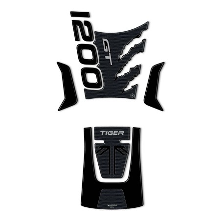 Kit de pegatinas protectoras de depósito 3D compatible con Triumph Tiger 1200 GT 2022