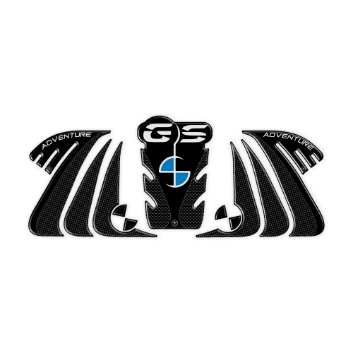 KIT DE PEGATINAS PROTECCIÓN DEPÓSITO 3D compatible con MOTOCICLETAS BMW R1200 GS ADVENTURE 2014