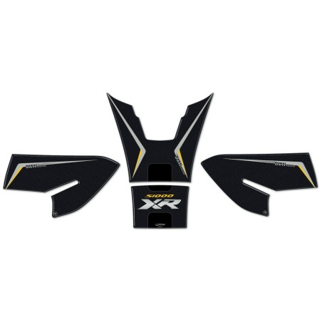 KIT ADESIVI 3D PROTEZIONI SERBATOIO compatibili x MOTO BMW S1000XR triple black 