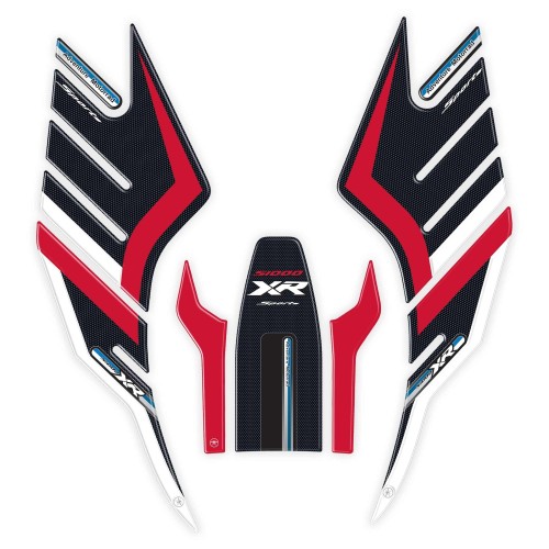 3D Motorcycle Tank Pad Stickers Kit Compatible with BMW S1000XR Sport 2020-2021