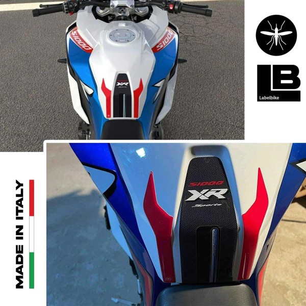 Kit de pegatinas protectoras de depósito de moto 3D compatible con BMW S1000XR sport 2020-2021