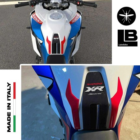 3D Motorcycle Tank Pad Stickers Kit Compatible with BMW S1000XR Sport 2020-2021