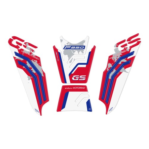 Kit de pegatinas de protección de tanque de motocicleta 3D compatible con BMW F850 GS 2018-2022