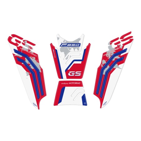 Kit de pegatinas de protección de tanque de motocicleta 3D compatible con BMW F850 GS 2018-2022
