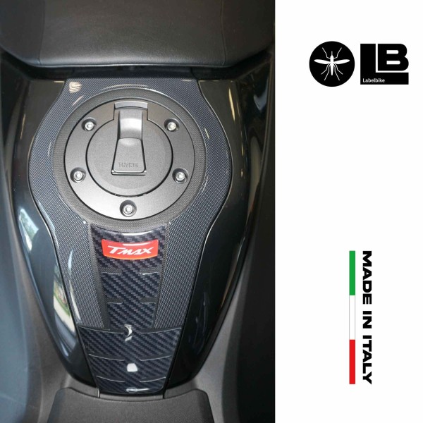 Rotes 3D-Aufkleberset zum Schutz Ihres Rollers, kompatibel mit Yamaha Tmax 560 2022-23